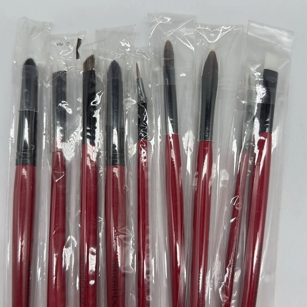 Smashbox Makeup Cosmetics Brushes Lot of Eight Brushes in Packaging
